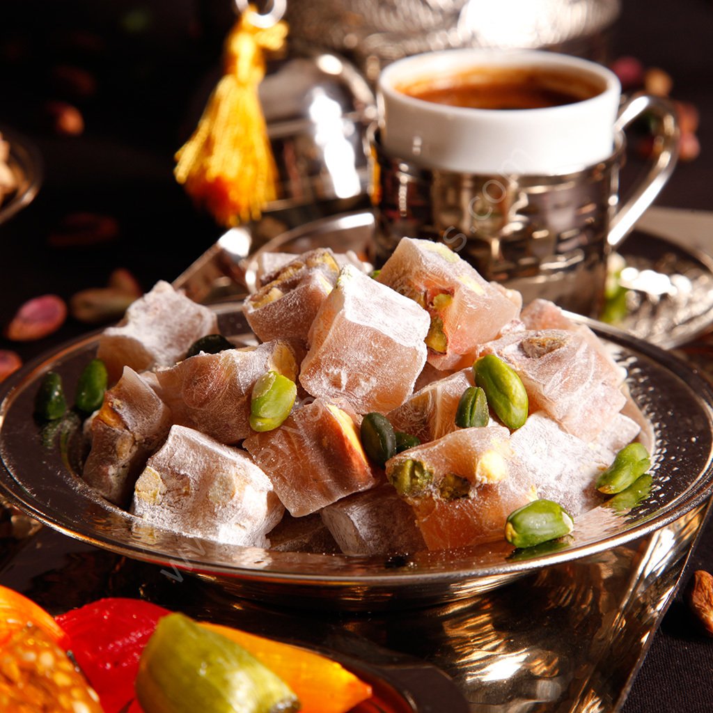 Çifte Kavrulmuş Antep Fıstıklı Lokum 250 gr