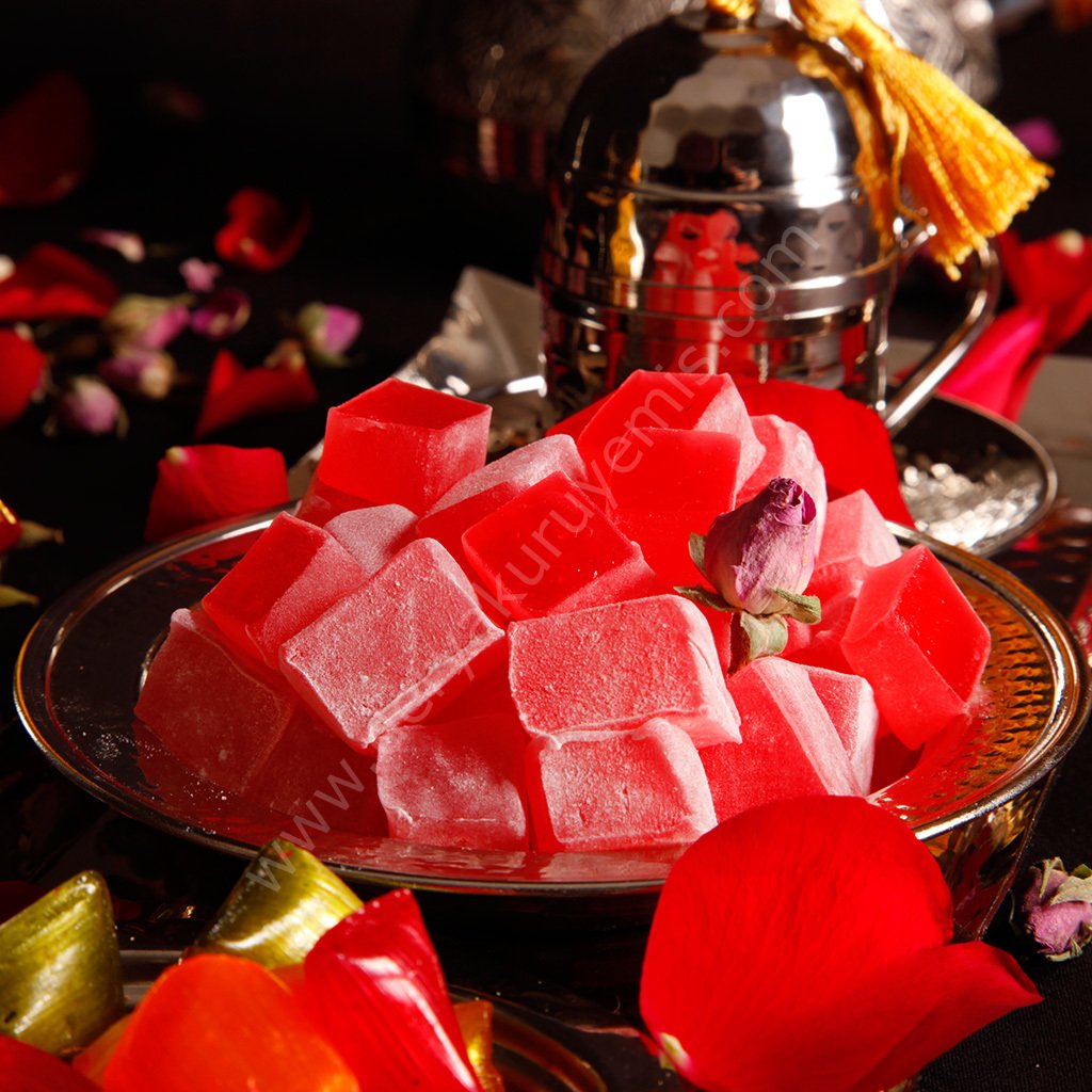 Gül Aromalı Lokum 500 gr